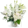 White Florist Choice - Deluxe. An arrangement by Hiram Flower Shop.