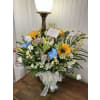 Welcome Baby Fresh Flowers (specify boy, girl, or gender neutral) - Standard. An arrangement by The Flower Box Florist.
