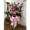 Welcome Baby Fresh Flowers (specify boy, girl, or gender neutral) - Premium. An arrangement by The Flower Box Florist.