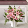 Simply Serene Floor Basket - Standard. An arrangement by Sueppel's Flowers.