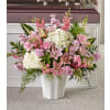 Simply Serene Floor Basket - Deluxe. An arrangement by Sueppel's Flowers.