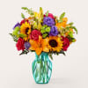Double Rainbow Bouquet - Deluxe. An arrangement by Sueppel's Flowers.