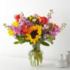 Sunshine and Blush Bouquet - Deluxe. An arrangement by Love Story Florist.