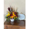 Pumpkin Spice and Everything Nice - Deluxe. An arrangement by Loyalist Flowers.