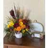 Pumpkin Spice and Everything Nice - Premium. An arrangement by Loyalist Flowers.