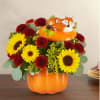 Autumn Fox Bouquet - Standard. An arrangement by Sueppel's Flowers.