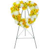 Love is Golden Heart JFN1223 - Standard. An arrangement by Jennifer's Flowers and Gifts.