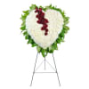 Sympathetic Heart JFN1185 - Standard. An arrangement by Jennifer's Flowers and Gifts.