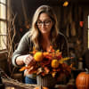 Designer's Choice Fall Themed Arrangement - Premium. An arrangement by Anne Marie Rose Floral Design.