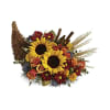 Warm Wishes Cornucopia - Deluxe. An arrangement by Flore's Shop.