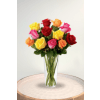 Bright Spark Rose - Standard. An arrangement by Blossoms On The Trail.
