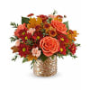 Teleflora's Chic Copper Bouquet - Standard. An arrangement by Michael's Flowers.