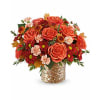 Teleflora's Chic Copper Bouquet - Premium. An arrangement by Michael's Flowers.