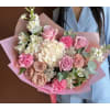 #35 Blush Elegance - Deluxe. An arrangement by Blossy Flowers.