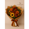 Fall Sunflower Bouquet - Premium. An arrangement by EverBlooming Luxe Designs.