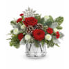 Teleflora's Little Drummer Joy Bouquet - Standard. An arrangement by Very's Flowers.