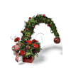 Grinch Whoville Christmas Tree - Red and White - Premium. An arrangement by Awesome Blossom.