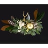 Golden Winter Bloom Centrepiece - Premium. An arrangement by Hillcrest Florist.