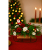 Jolly Sleigh Centrepiece - Standard. An arrangement by In Bloom.