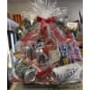 The Wine and Beer Cheers Basket: A Feast of Flavors! - Premium. An arrangement by Kitchener Ontario Florist.