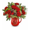 Teleflora's Festive Flight Bouquet - Premium. An arrangement by Ada's Flowers.