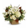 Snowy Woods Bouquet - Deluxe. An arrangement by Ada's Flowers.