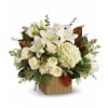 Snowy Woods Bouquet - Premium. An arrangement by Ada's Flowers.
