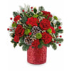 TEL Crimson Wishes - Deluxe. An arrangement by Pierson's Flower Shop and Greenhouses.