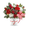 Frosty Floral Hug - Standard. An arrangement by Kitchener Ontario Florist.