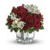 Ruby and Snow Delight - Standard. An arrangement by Flore's Shop.