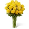 Yellow Roses in Vase 12 / 18 / 24 - Premium. An arrangement by Flowers and Beyond.