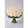Simply Roses (White) - Deluxe. An arrangement by Brooklin Floral and Garden Shoppe Inc..