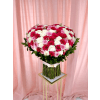 Luxury Pink Rose Arrangement Valentine's Day Flowers Sunrise FL - Deluxe. An arrangement by EverBlooming Luxe Designs.