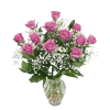 Premium Lavender Long Stem Dozen Roses - Premium. An arrangement by Aventura Glamour Flowers.
