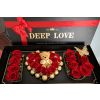 Deep Love Box - Standard. An arrangement by Flowers By Gerry.
