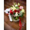 Teddy's Garden Kiss - Deluxe. An arrangement by Flowers by Girlfriends.