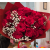 Wrapped Roses Bouquet - Premium. An arrangement by La Bolsa Rosa.