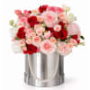 Blush and Crimson Embrace - Standard. An arrangement by Geni's Florist and Gifts.