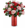 Sweetheart Blush Blooms - Premium. An arrangement by Flore's Shop.