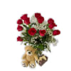 'Be Mine' Valentine's Day Combo - Deluxe. An arrangement by Aylmer Flowers and Gifts.