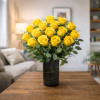 DELUXE YELLOW ROSES - Premium. An arrangement by Petals and Co..