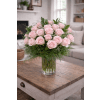 PREMIUM PINK ROSES - Deluxe. An arrangement by Petals and Co..