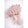 Pink Roses wrap Bouquet - Premium. An arrangement by Geni's Florist and Gifts.