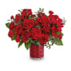 Radiant Hearts Bouquet - Premium. An arrangement by North Liberty Flower Shop.