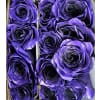 The Purple Metallic Dozen - Premium. An arrangement by Donato's Floral.