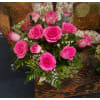 Pink Rose - Deluxe. An arrangement by Sun Valley Florist.