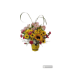 Bee Happy ! In a happy BEE container Florist Original - Premium. An arrangement by Blumenladen Tampa Flower Shop.