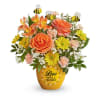 Teleflora's Buzzworthy Blooms Bouquet - Standard. An arrangement by Marivel's Florist and Gifts.