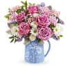 Pastel Meadow Bouquet - Deluxe. An arrangement by Flowers of Jacksonville.