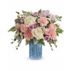 Teleflora's Blue Belle Bouquet - Standard. An arrangement by Marivel's Florist and Gifts.